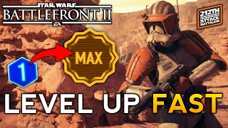 The FASTEST Way to Level Up in Battlefront 2 | 2023