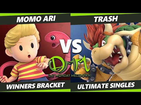DAT Monday Meltdown 240 - Momo Ari (Lucas) Vs. Trash (Bowser, Hero) SSBU Ultimate Tournament