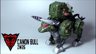 (Fast and Build) Zoids Wild Zero 26 Cannon Bull (Empire Unit)