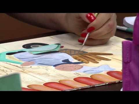 Mulher.com 01/05/2015 Soraia Leite - Quadro para cozinha pintura country Parte 2/2