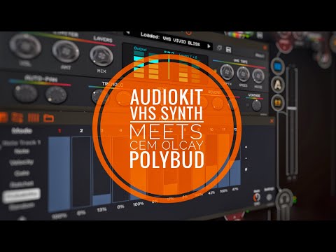Audiokit VHS Synth + Cem Olcay Polybud Midi Sequencer = Syncopated Retro Jam! (See Pinned Comment)