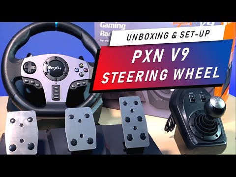 PXN V9 Steering Wheel | UNBOXING & SET-UP