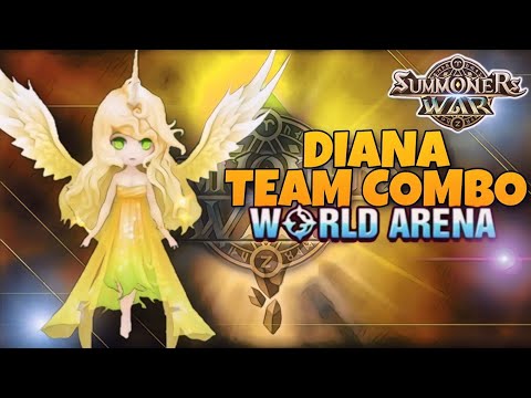 Diana Team Combo in World Arena - Summoners War