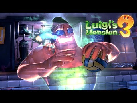 Luigi's Mansion 3 Walkthrough Gameplay Part 15 - Johnny Deepend & PolterKitty Boss Battle