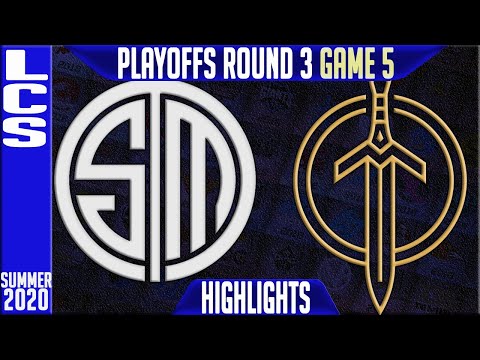 TSM vs GGS Highlights Game 5 | LCS Playoffs Summer 2020 Round 3 | Team Solomid vs Golden Guardians