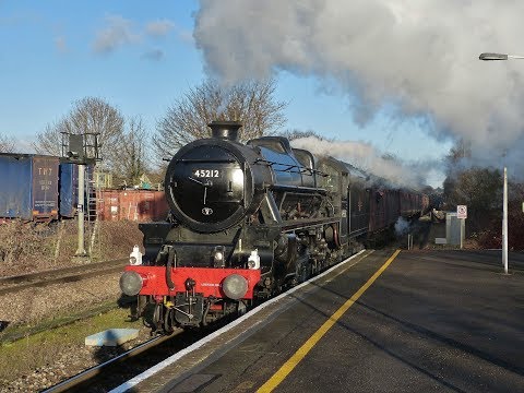 The 'CATHEDRALS EXPRESS' with No.45212 - 15/12/2017