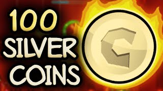 100 SILVER COINS IN LESS THAN 6 MINUTES! (GD)