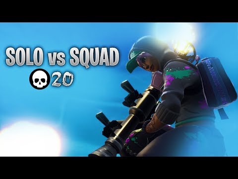 20 Frag Solo Squads Gameplay (Fortnite Solo Squads)