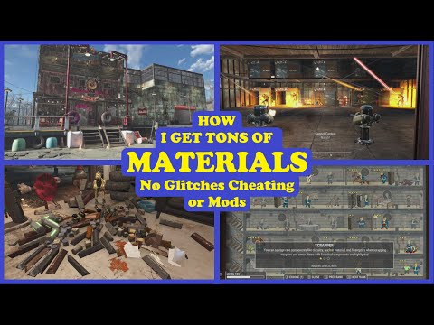 How I get Tons of Materials - No Cheating Glitches or Mods - Fallout 4