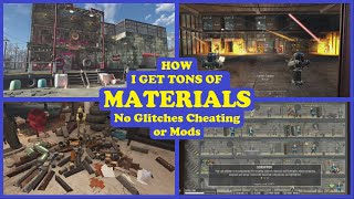 How I get Tons of Materials - No Cheating Glitches or Mods - Fallout 4