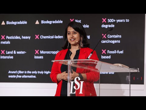 Rashmi Prakash, Aruna Revolution - Sustainable Compostable Pads From Food Waste | LSI USA '25