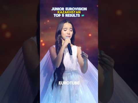 🇰🇿 Kazakhstan in Junior Eurovision Top 5 Results #eurovision #junioreurovision #jesc2025 #jesc
