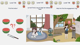 Brain Out 2 - Level 136, 137, 138 Gameplay Solution