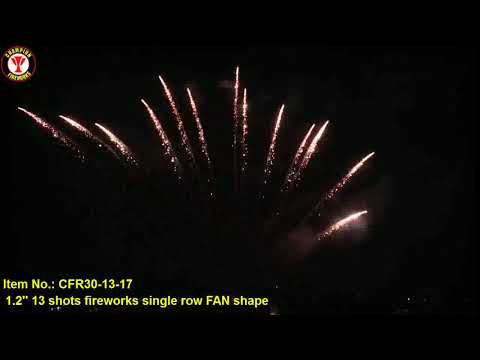 Item No.: CFR30-13-17  1.2'' 13 shots fireworks single row FAN shape