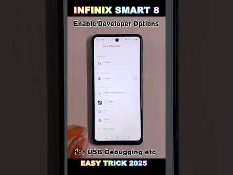 Infinix Smart 8 OEM /Unlocking Enable /Developer Show 2025 🥰Activate Developer Mode 2025 #smartphone
