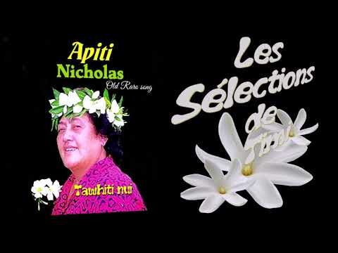 Tawhiti nui / APITI NICHOLAS