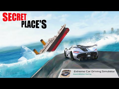 TOP 5 SECRET PLACES 🤯 || Extreme Car Driving Simulator