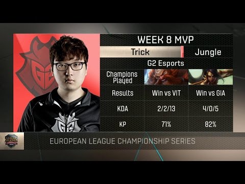 2016 EU LCS Spring: Week 8 OP 5 & MVP Announcement