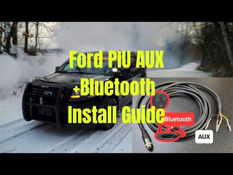 2013-2019 Ford Police Interceptor Utility AUX + Bluetooth Install
