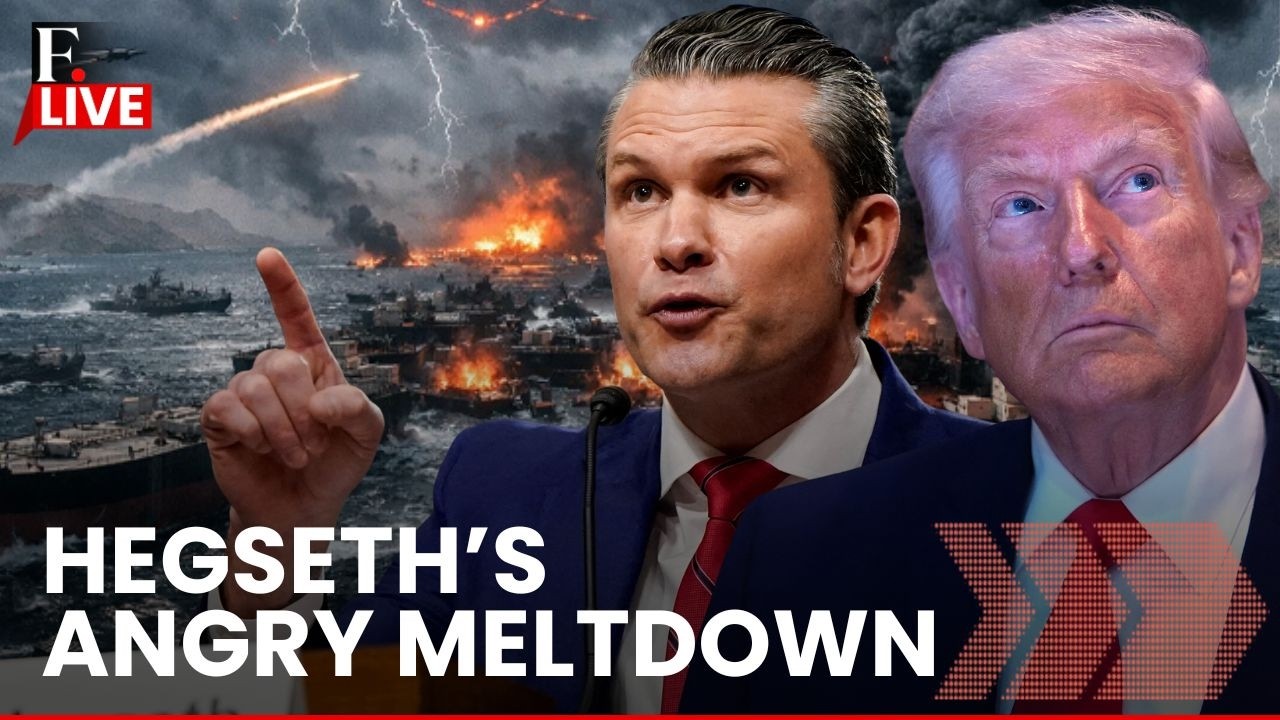 PETE HEGSETH HEARING LIVE: Hegseth Snaps During US Lawmaker's Question on Trump | Firstpost