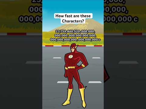 How fast are these Cartoon Characters? #sonic