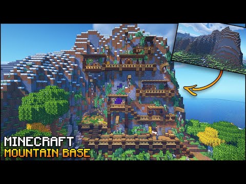 Minecraft Mountain Base with EVERYTHING you NEED to Survive!!!