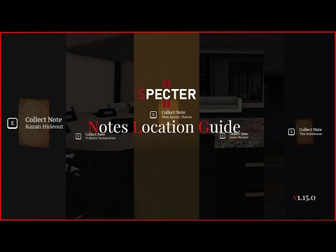 Roblox | Specter 2 - v1.15.0 Notes Location - Part 1