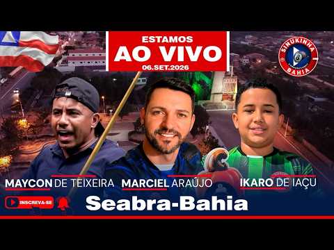 MAYCON A JOGOS EM SEABRA BAHIA- SINUCA AO VIVO