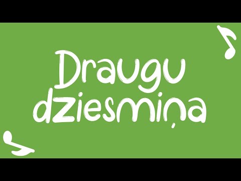 Raušuks - "Draugu dziesmiņa" - "Raušuka dziesmiņas" (Video ar vārdiem) DZIESMAS BĒRNIEM
