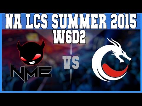 Enemy Esports vs Team DragonKnights || NA LCS Summer 2015 || Week 6 Day 2 | NME vs TDK  W6D2 HD