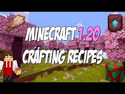 Minecraft 1.20 Every New Crafting Recipe