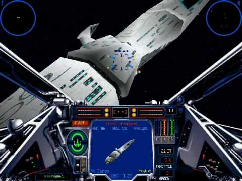 Playthrough of X-Wing vs TIE Fighter Rebel Mission 7 Part 3 - Capture the Compellor.