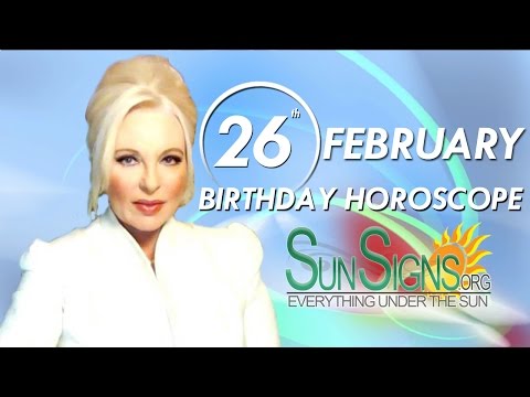 February 26th Zodiac Horoscope Birthday Personality - Pisces - Part 1