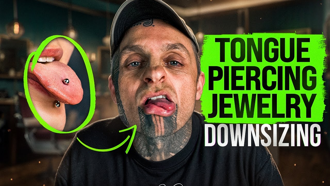 Tongue Piercing Jewelry Downsize | UrbanBodyJewlery.com