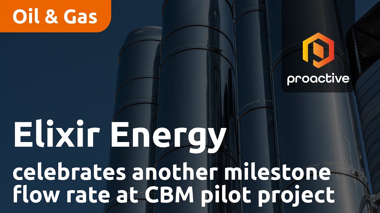 Elixir Energy celebrates another milestone flow rate at CBM pilot project
