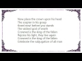 Iced Earth - Crown of the Fallen Lyrics