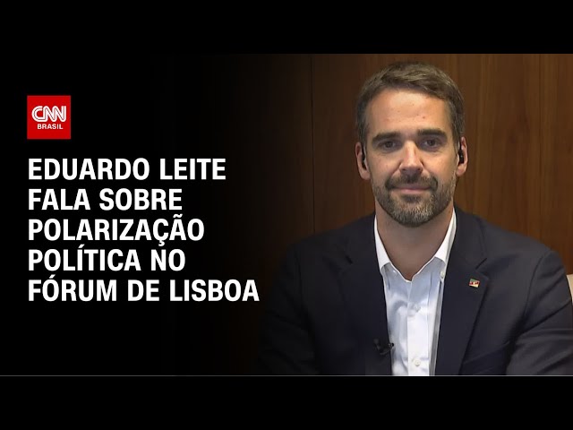 Eduardo Leite: Brasil precisa superar essa polarização | CNN 360º