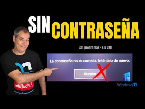 Olvidé la Contraseña de Windows 11: Cómo Recuperar el Acceso sin Programas ni USB