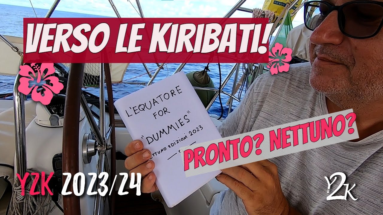 Rough sailing, Pacific Ocean from Tuvalu to Kiribati. Crossing the Equator. (Ep.27 2023)