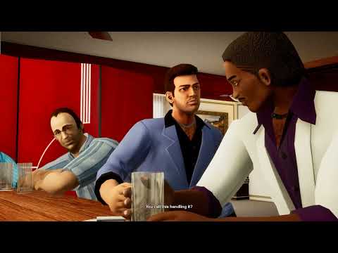 New Grand Theft Auto Vice City Definitive Edition Mission #028 Bar Brawl Gameplay (GTA VC)