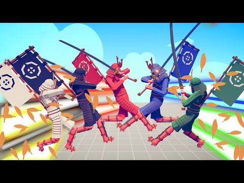 EPIC BATTLE - 5x SHOGUN vs 1000x UNITS | TABS - Totally Accurate Battle Simulator
