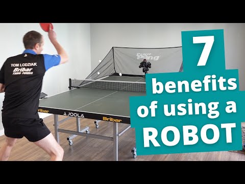 7 benefits of using a table tennis robot