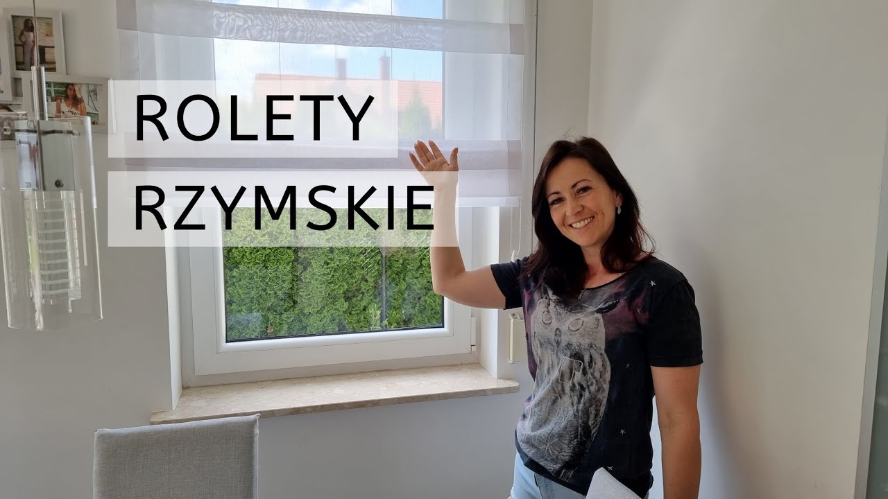 Zdejmowanie i zakładanie ROLET RZYMSKICH