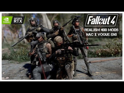 15 Minutes of Ultra Modded Fallout 4 Gameplay in 2021 I 400 Mods I NAC X VOGUE I RTX 2080 Super