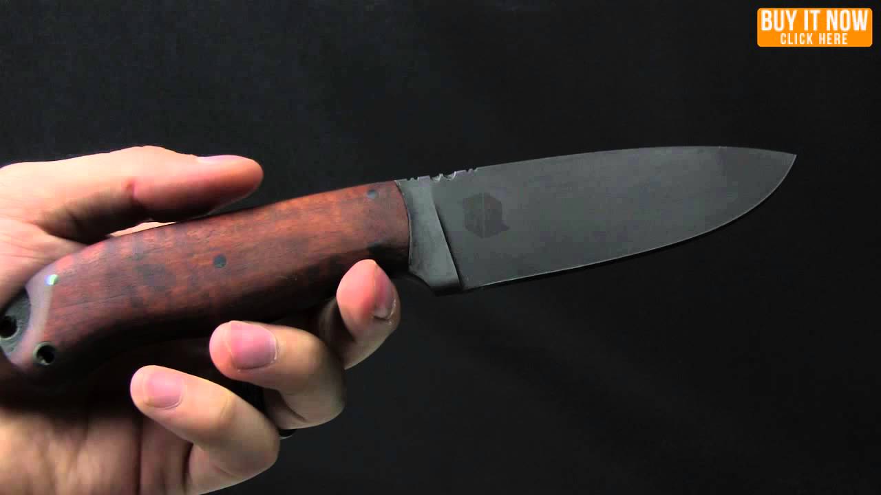 Winkler Knives Bushcraft Knife Black Canvas Laminate (4.375" Caswell)