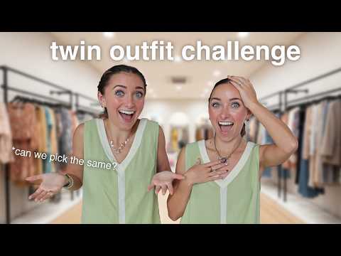 Can Twins Pick The Same outfit? | Telepathy Challenge