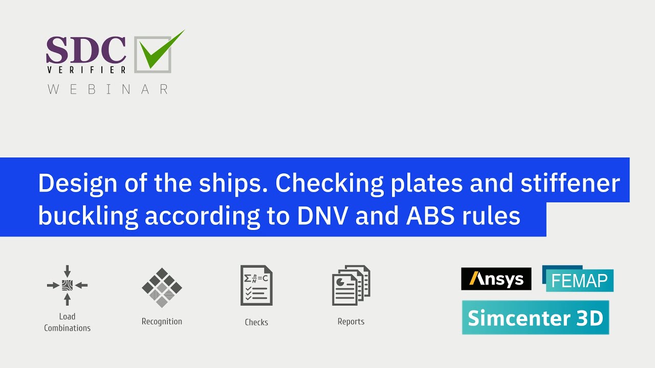 Design of the ships, checking plates and stiffener buckling according to DNV and ABS rules