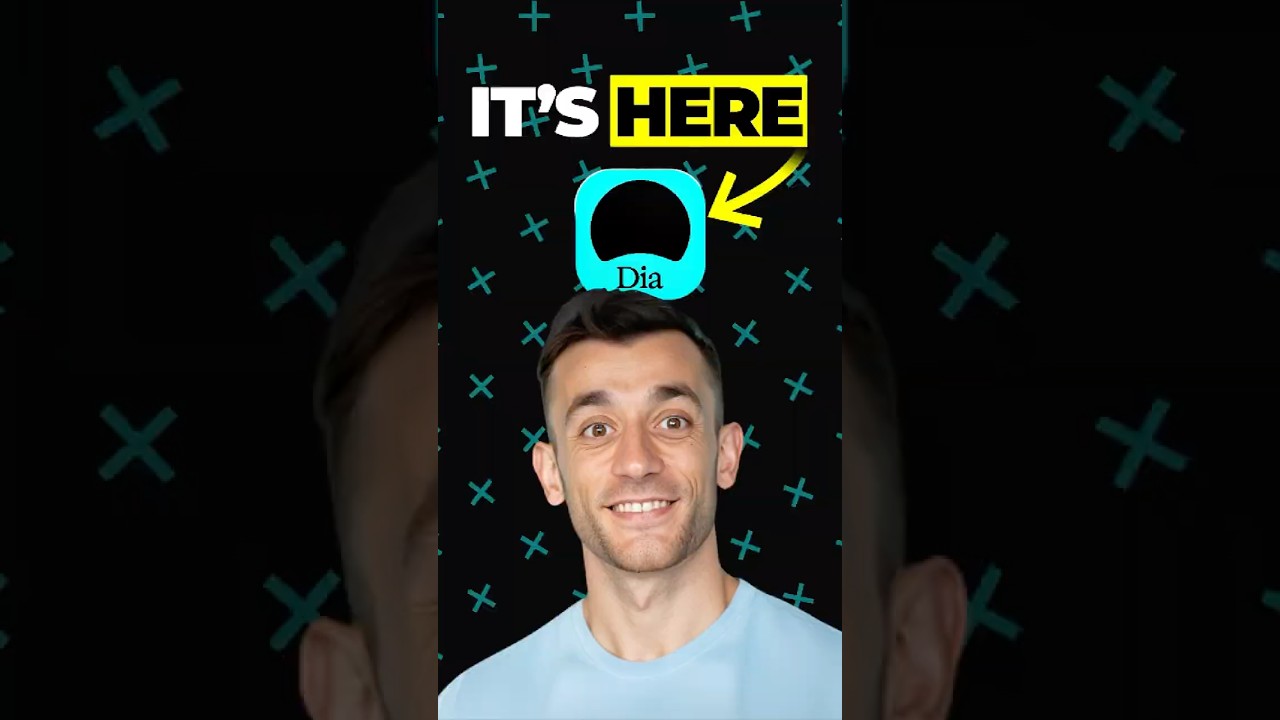 NEW Dia AI Browser is WILD (FREE!)