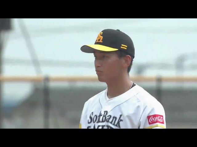 【ファーム】ルーキー左腕が躍動!! ホークス・前田悠伍 7.2回を5奪三振無失点の好投!!  2024年8月15日 福岡ソフトバンクホークス 対 中日ドラゴンズ