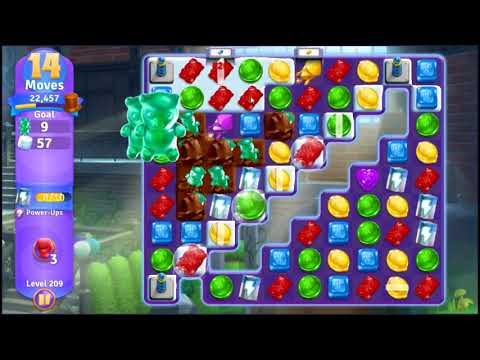 Willy Wonkas Sweet Adventure Level 209 - NO BOOSTERS 🍫 | SKILLGAMING ✔️